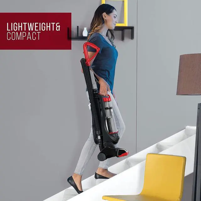 Alt view image 6 of 7 - Dirt Devil Endura Lite Upright Bagless Vacuum Cleaner | For Carpet and Hard Floor, Powerful, Lightweight, Corded Vacuum Cleaners for Home Use
