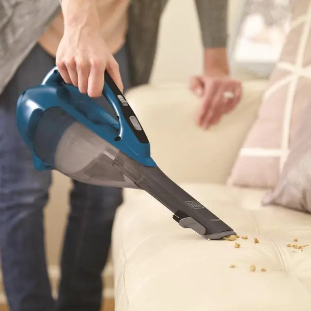 Alt view image 6 of 7 - BLACK+DECKER dustbuster AdvancedClean Cordless Handheld Vacuum, Home and Car Vacuum (HLVA315J22)