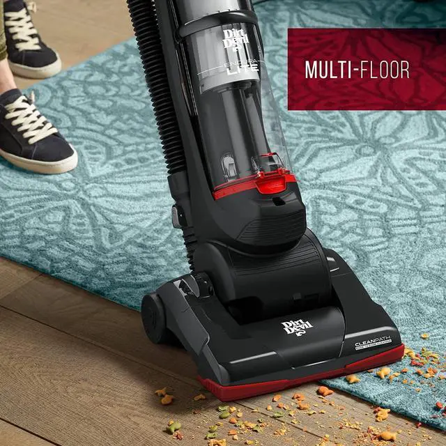 Alt view image 3 of 7 - Dirt Devil Endura Lite Upright Bagless Vacuum Cleaner | For Carpet and Hard Floor, Powerful, Lightweight, Corded Vacuum Cleaners for Home Use