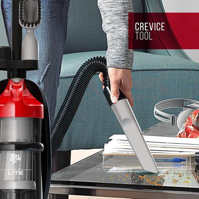 Alt view image 5 of 7 - Dirt Devil Endura Lite Upright Bagless Vacuum Cleaner | For Carpet and Hard Floor, Powerful, Lightweight, Corded Vacuum Cleaners for Home Use