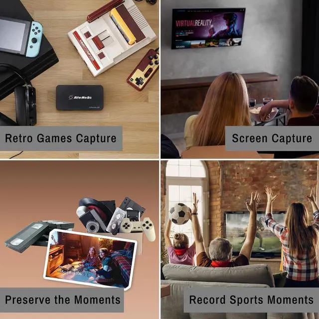 Alt view image 7 of 7 - AVerMedia EZRecorder 330G - 4K Pass-Through and 1080p60 Video Recording, DVR with HDMI Capture, Digital Converter, Schedule Recording, No PC Required (ER330G)