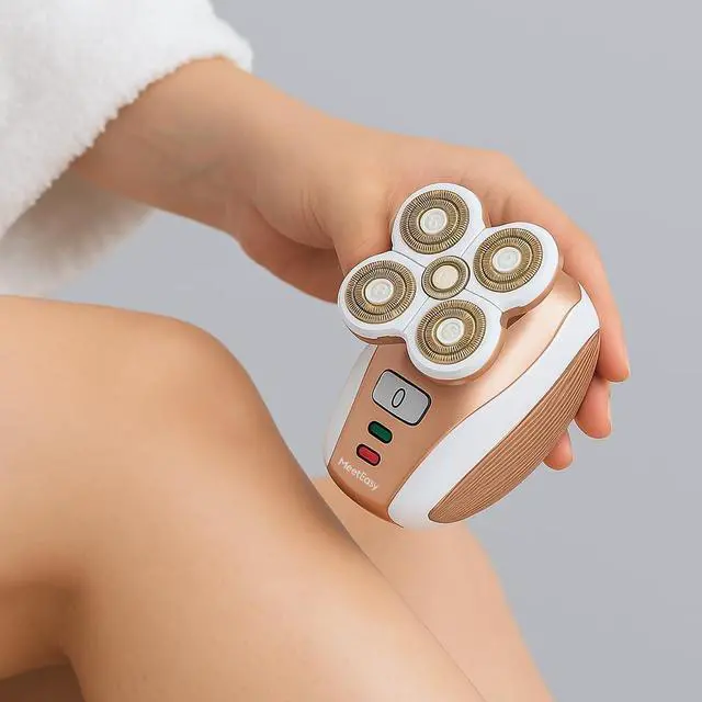 Alt view image 5 of 7 - Electric Leg Shaver for Women - Rechargeable Painless Lady Razor for Leg Face Lips Body Underarms Armpit - Female Cordless Bikini Trimmer
