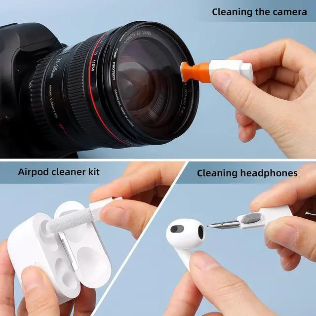 Alt view image 4 of 7 - Ordilend Keyboard Cleaner & Laptop Cleaning Kit, All-in-1 for Computer PC | Electronics Deep Cleaning Reusable Brush Tool, Screen-Safe Spray, for iPhone iPad Macbook Airpod Camera, Gaming Accessories