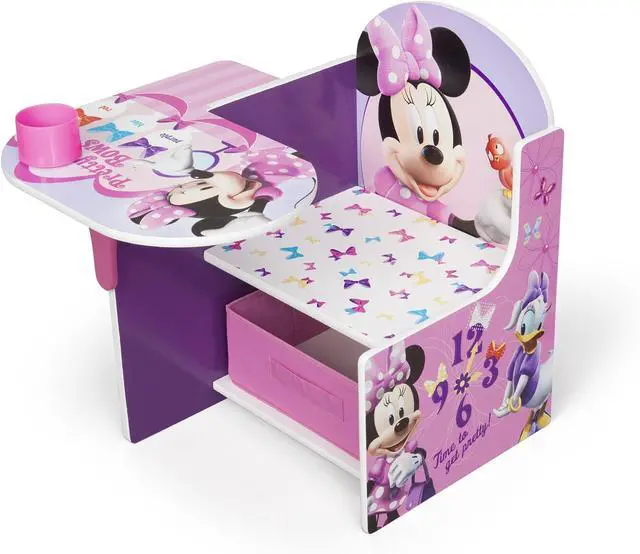 Alt view image 2 of 7 - Delta Children Chair Desk With Storage Bin, Disney Minnie Mouse