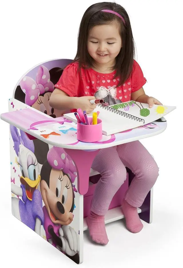 Alt view image 5 of 7 - Delta Children Chair Desk With Storage Bin, Disney Minnie Mouse