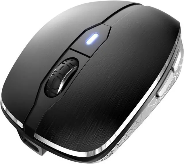 Alt view image 2 of 6 - Cherry MW 8C Advanced, Wireless Mouse, Bluetooth & 2.4 GHz Connection, 4-Level Adjustable Resolution Up to 3000 dpi, Rechargeable, Incl. Transport Bag, Black