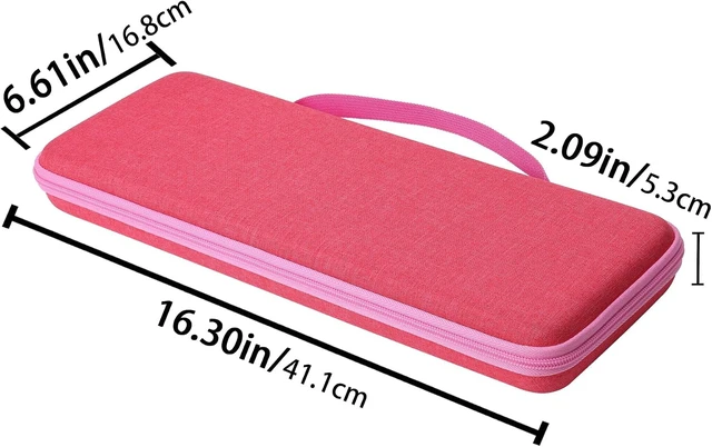 Alt view image 6 of 7 - Aenllosi Hard Case for Logitech POP ICON Combo/POP Keys KeyboardPink