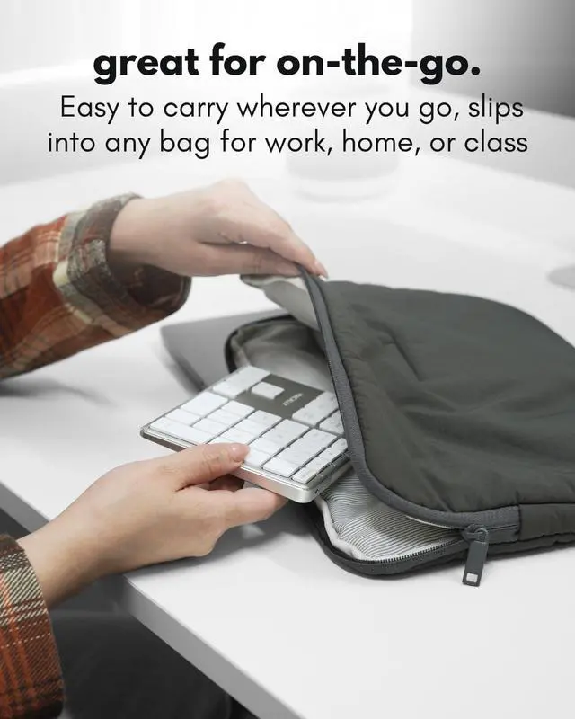 Alt view image 5 of 6 - Macally Bluetooth Number Pad for Laptop - Rechargeable Wireless Numeric Keypad - Slim 35 Key Wireless Number Pad Keyboard for Data Entry, 10 Key Numpad Compatible with Mac, MacBook, iPad, PC, Windows
