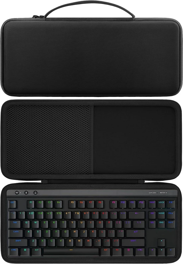 Main image of co2CREA Hard Travel Case for Logitech G515 / G915 TKL Gaming Keyboard