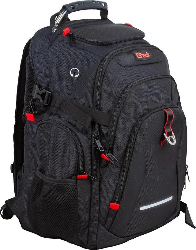 Main image of Travel Laptop Backpack 17.3" Computer Backpack Water-Repellent College Daypack Business Backpack with Large RFID Pockets & USB Port safety reflective strip for Men Women