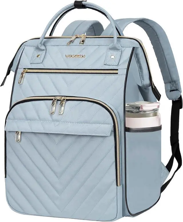 Main image of VANKEAN 17 Inch Laptop Backpack for Women Large Capacity | Waterproof Carry On College Daypack Business Travel Backpack, Computer Work Bag