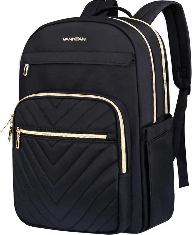 Main image of VANKEAN 15.6 Inch Laptop Backpack for Women Large Capacity Daypack | Waterproof Backpacks Stylish Travel Bags Casual Daypacks for College, Business