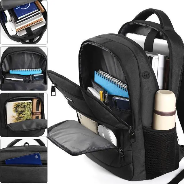 Alt view image 3 of 7 - Paude Backpack for Men and Women,School Backpack for Teens,15.6 inch Laptop Backpack with USB Charging port for Business College Travel
