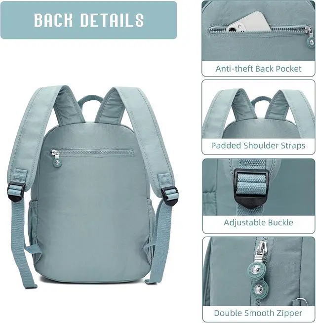 Alt view image 5 of 7 - Hiking Waterproof 13" Laptop Backpack Purse for Women and Men,Travel Backpack