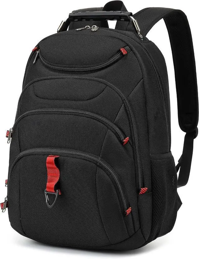 Main image of Boavan Laptop Backpack for men, 15.6 inch Laptop Bag with USB Port, Waterproof Travel Work Backpack Purse, Anti-Theft Teacher Nurse Doctor Casual Bookbags Office Business backpackBlack