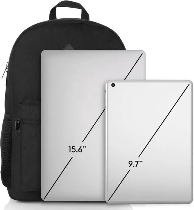 Alt view image 6 of 7 - YAMTION Black Backpack for Women Men,Casual School Backpack Teen Boys and Girls 15.6 Inch Laptop Bookbag with USB Charger for College High School Travel Business