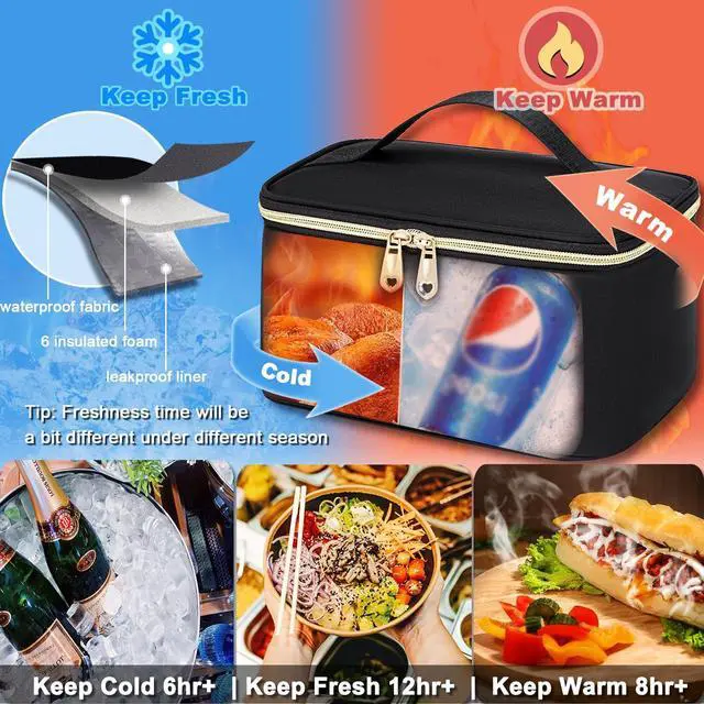 Alt view image 3 of 7 - Lunch Backpack For Women,15.6 Inch Laptop Backpacks For Womens Back pack, Travel Backpacks,Work Backpack For Women (Black)