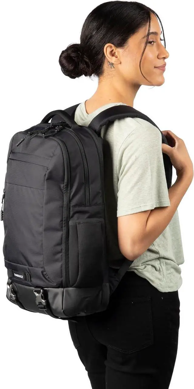 Alt view image 6 of 7 - Timbuk2 Authority Laptop Backpack Deluxe, Eco Black Deluxe
