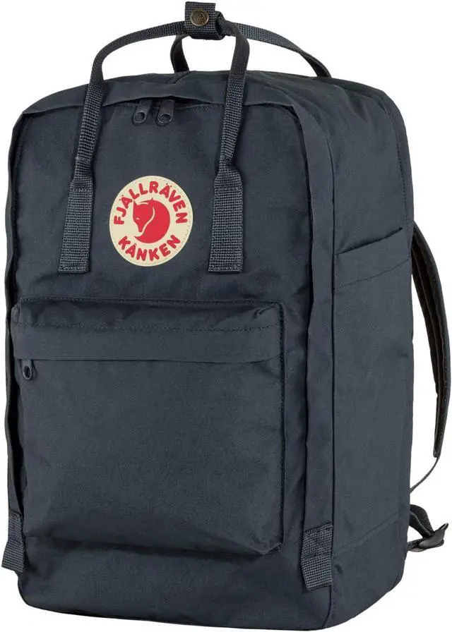 Alt view image 4 of 4 - Fjallraven Kanken Laptop 17" Backpack, Navy