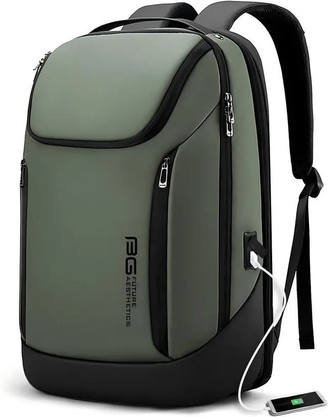 Main image of BANGE Business Smart Backpack Waterproof fit 15.6 Inch Laptop Backpack with USB Charging Port,Travel Durable Backpack