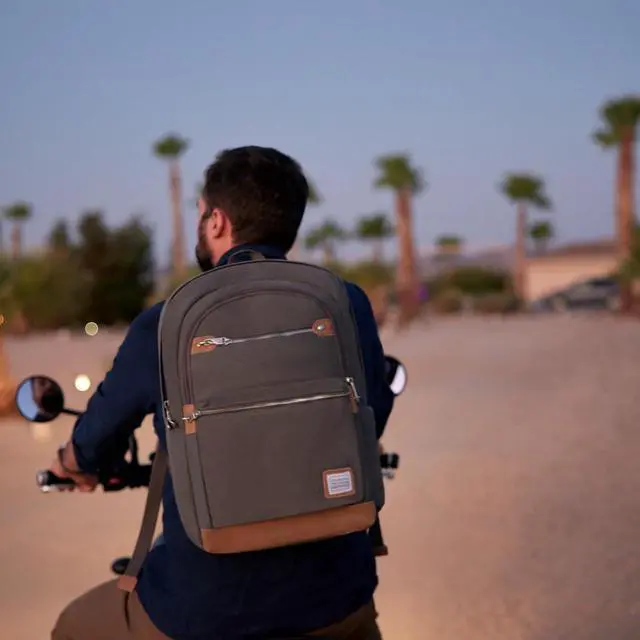 Alt view image 2 of 7 - Travelon Anti-Theft Heritage Backpack