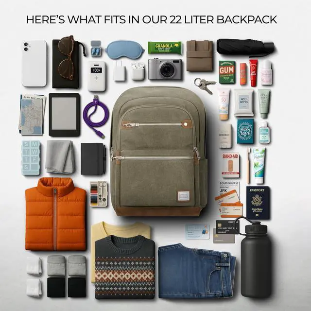 Alt view image 5 of 7 - Travelon Anti-Theft Heritage Backpack