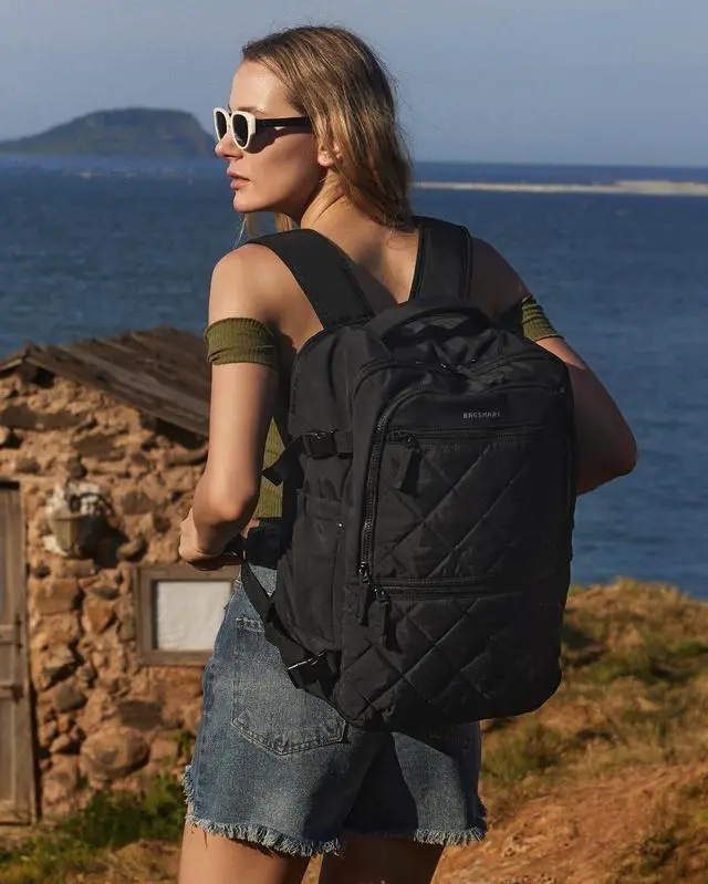 Alt view image 3 of 7 - BAGSMART Travel Backpack for Women, 30L Carry on Backpack for Airplanes