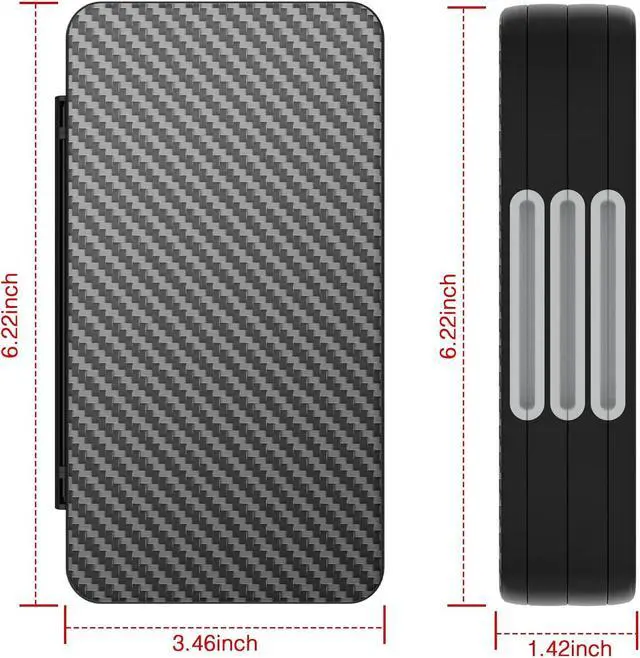 Alt view image 5 of 7 - HEIYING Switch Game Card Case for Nintendo Switch 2/ OLED/Lite,Portable Travel Carry Case with 72 Game Card Slots and 24 Micro SD Cards Slots