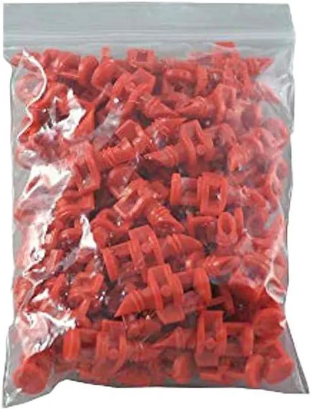 Main image of SUCOHANS 500 Count 360 Degree Micro Sprayer Fan Jet | Hydroponic Aeroponic Misters Cloners - 360 Sprayer Red (500)