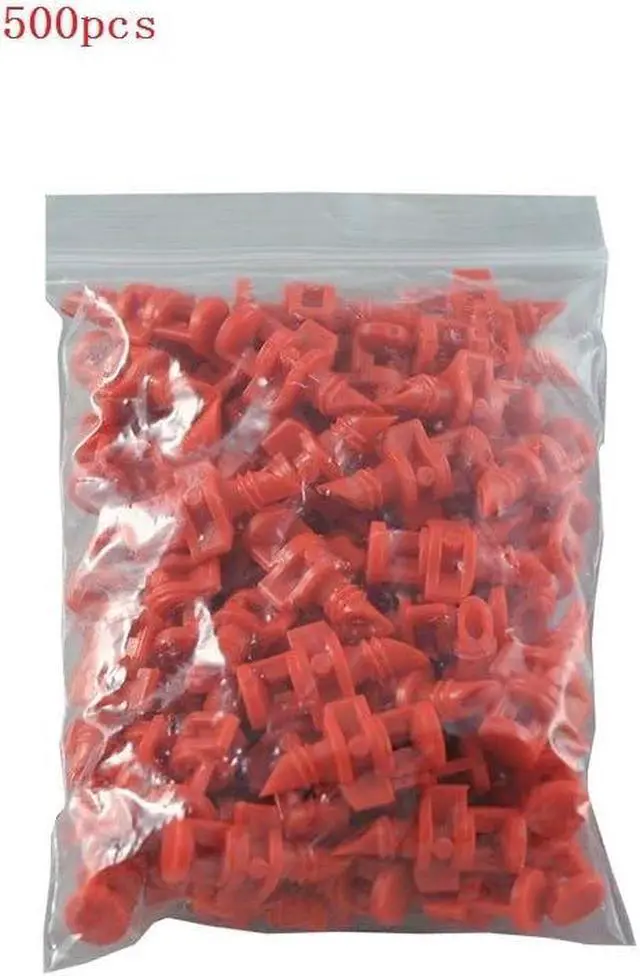 Alt view image 2 of 4 - SUCOHANS 500 Count 360 Degree Micro Sprayer Fan Jet | Hydroponic Aeroponic Misters Cloners - 360 Sprayer Red (500)
