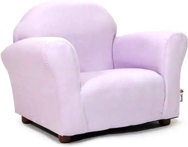 Alt view image 4 of 7 - Roundy Toddler Armchair with Soft Microsuede Upholstery Durable Wooden Frame, Ergonomic Design, Fully Assembled, Comfortable Kids Chair for Ages 2-5, Ideal for Bedroom, Playroom & Daycare Use.