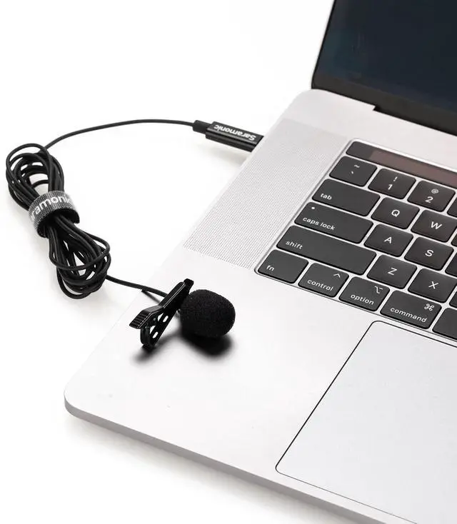 Alt view image 4 of 7 - Saramonic LavMicro-U USB C Lavalier Microphone for iPhone 15, iPad, Android, Omnidirectional Condenser Lapel Mic for Vlogging, Interviews, YouTube, TikTok