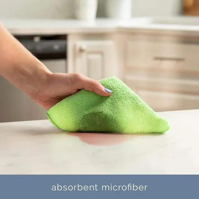 Alt view image 2 of 7 - S&T INC. Microfiber Cleaning Cloth, 100 Pack, 11.5" x 11.5" | Bulk Cleaning Cloth for Home and Car, Reusable and Multi-Purpose Cleaning Rags for Business, Machine Washable