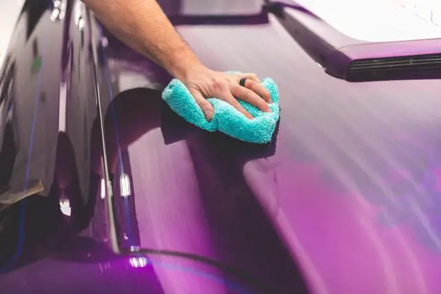 Alt view image 7 of 7 - The Rag Company - Eagle Edgeless 450 (6-Pack) Professional Korean 70/30 Blend Super Plush Microfiber Detailing Buffing Polishing Drying Towels for Cars 16x16 in, Teal Blue