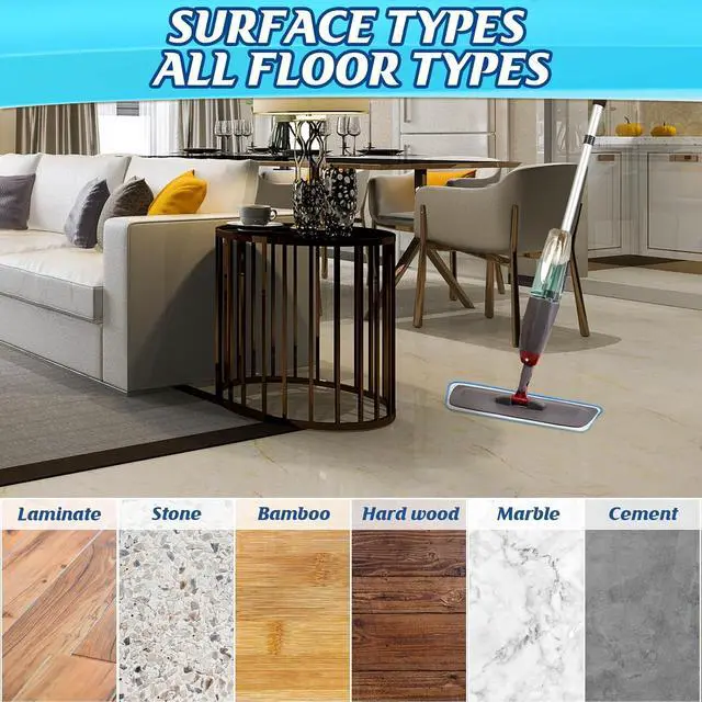 Alt view image 7 of 7 - 40 Pack Microfiber Mop Pads Machine Washable Cleaning Flat Mop Head Replacement Reusable Household Pads for Hardwood and Hard Surface Floor Cleaning and Scrubbing