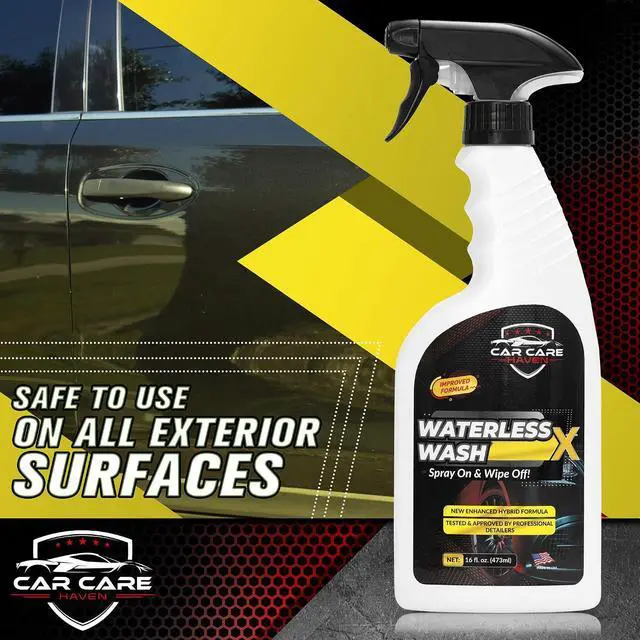 Alt view image 5 of 7 - Waterless Wash X-Car Detailing, 32oz | No Water Needed, Includes Two Microfiber Towels, Quick Detailer for Any Vehicle, Spray On & Wipe Off