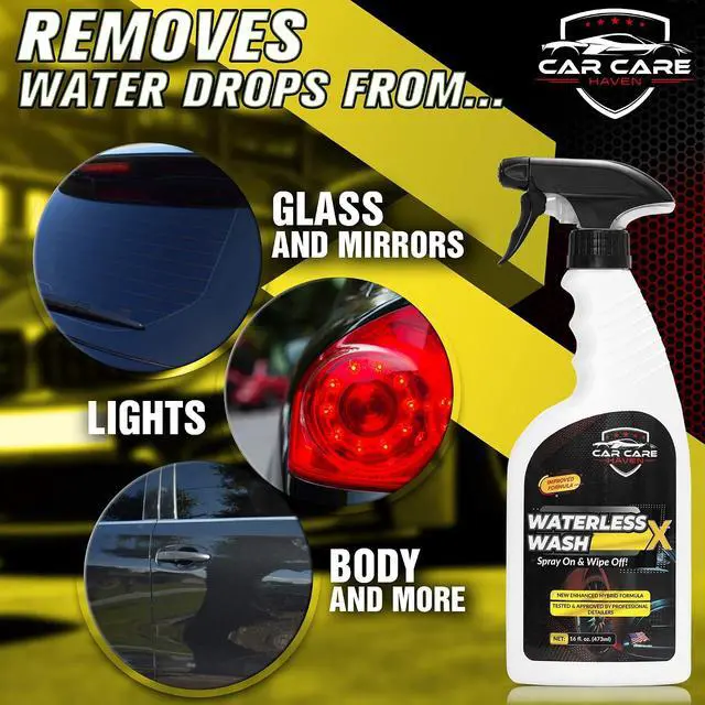 Alt view image 7 of 7 - Waterless Wash X-Car Detailing, 32oz | No Water Needed, Includes Two Microfiber Towels, Quick Detailer for Any Vehicle, Spray On & Wipe Off