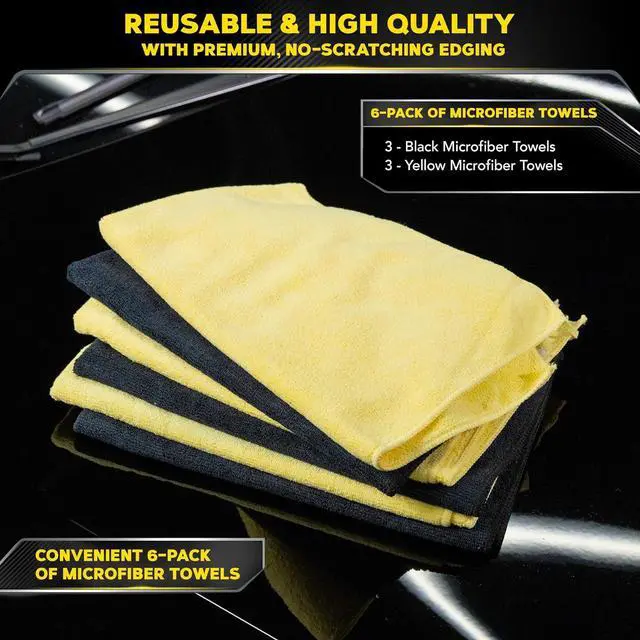 Alt view image 6 of 6 - Meguiar's X2025 Supreme Shine Microfiber Towels -6 Pack | 0