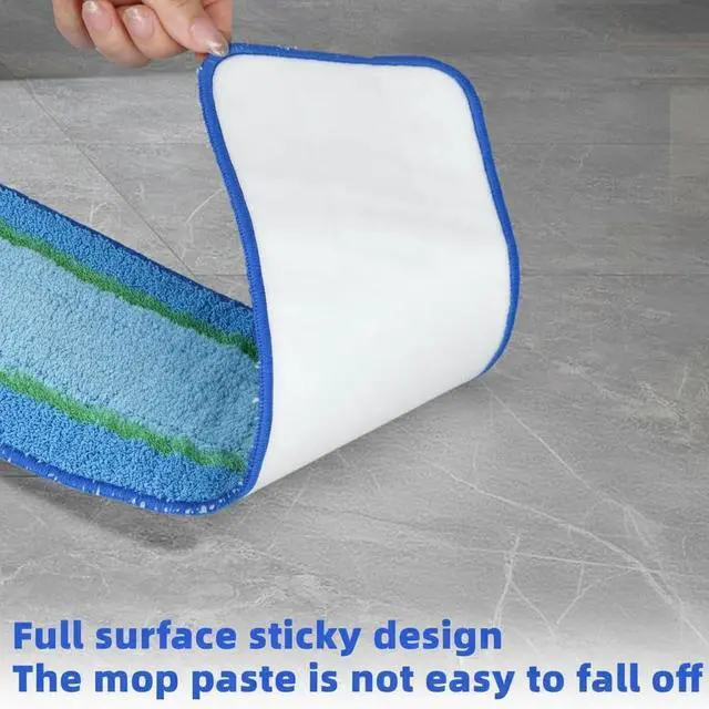 Alt view image 5 of 7 - 6 Pack Deep Clean Pads for Bona Family of Mops | Washable & Reusable Microfiber Cleaning Pad for Hardwood and Multi-Surface