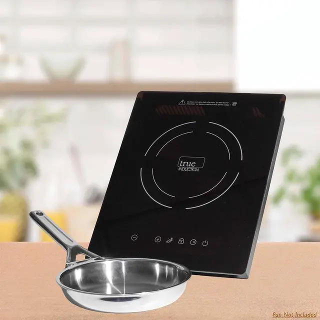 Alt view image 3 of 6 - TI-1B 12 inch Built-In Single Burner Induction Glass-Ceramic Cooktop, 1750W, UL858 Certified