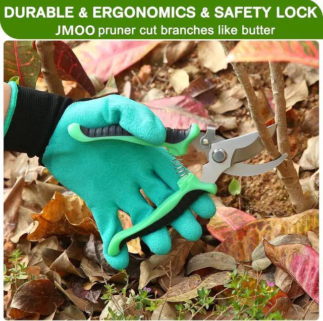 Alt view image 4 of 7 - JMOO Garden Tools, 8-Piece Garden Tool Set with Non-Slip Ergonomic HandlesIdeal for All Ages, This is the for Dad and Mom, and Gardening Enthusiasts.