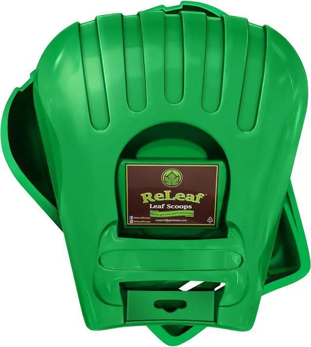 Main image of GARDEASE Leaf Scoops, Ergonomic Large Hand Held Rakes for Yard (1 Pair) | Closed-claw design scoops leaves and grass fast, wet or dry. Also great for mulch, compost, fruit picking and pet cleanup.