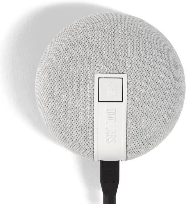 Main image of Owl Labs Expansion Mic for Meeting Owl 3 / Meeting Owl 4+: Extend Audio Reach in Larger Spaces by 8 feet (2.5 Meters) in The Direction of The mic., Gray