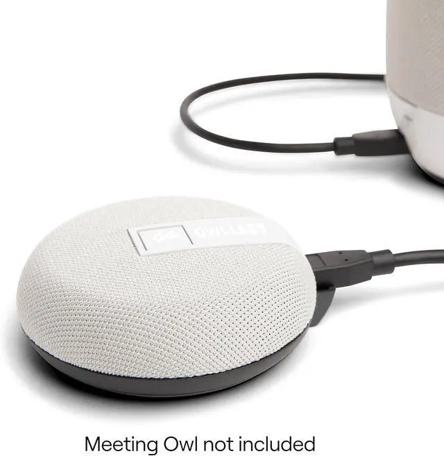 Alt view image 2 of 7 - Owl Labs Expansion Mic for Meeting Owl 3 / Meeting Owl 4+: Extend Audio Reach in Larger Spaces by 8 feet (2.5 Meters) in The Direction of The mic., Gray