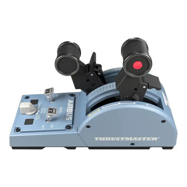 Alt view image 2 of 7 - Thrustmaster TCA Quadrant Airbus Edition Flight Sim Throttle - PC | Detents, switches, thrust reversers, 2 axes, 16 buttons, Hall-Effect sensors, linear mode, for realistic cockpit control