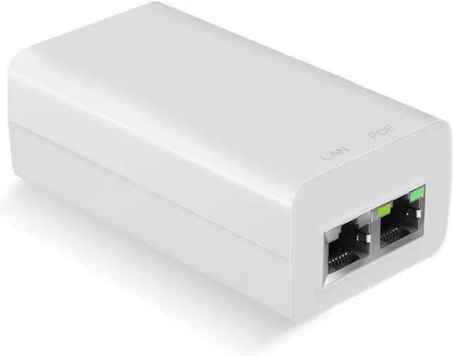 Main image of Gigabit PoE Injector 48V 15W, IEEE802.3af Compliant PoE Injector Adapter | Single Port PoE Power Injector for IP Camera, Wireless Access Point, IP Phones, EN15GF