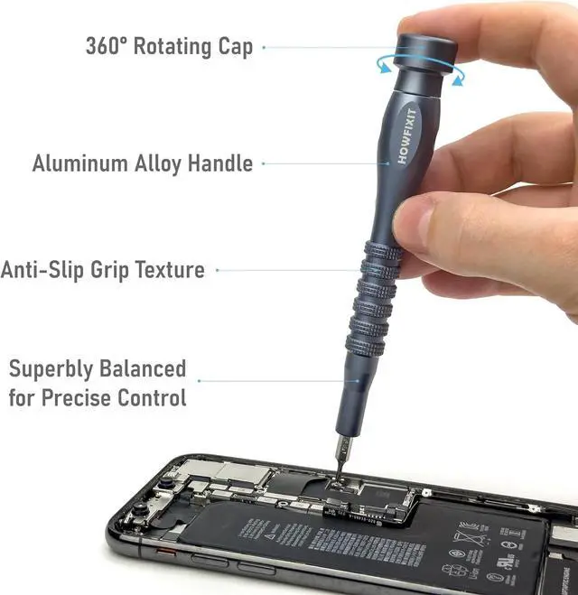 Alt view image 3 of 7 - PRO MAX 106-in-1 Precision Screwdriver Set for iPhone, Smartphone, MacBook, Laptop, Tablet, Camera, Switch, PS5, Xbox, Game Console & Controller Repair