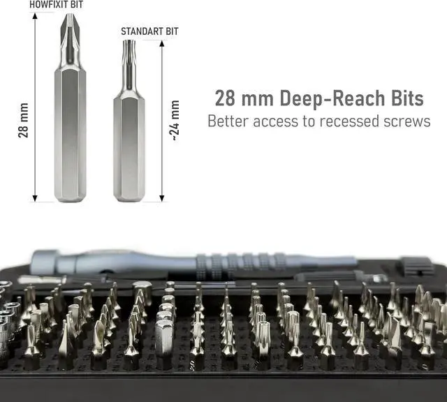 Alt view image 5 of 7 - PRO MAX 106-in-1 Precision Screwdriver Set for iPhone, Smartphone, MacBook, Laptop, Tablet, Camera, Switch, PS5, Xbox, Game Console & Controller Repair