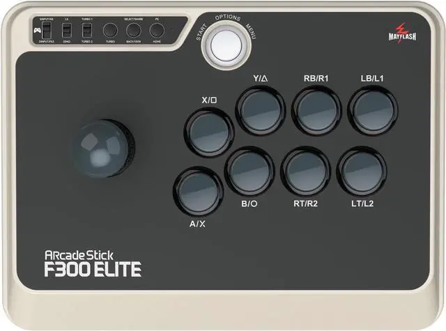 Main image of MAYFLASH Arcade Stick F300 Elite with Sanwa Buttons and Sanwa Joysticks for Switch/Switch 2, Xbox Series S/X, Xbox One, PS4, PS3, Windows, macOS, Steam Deck, Android and more