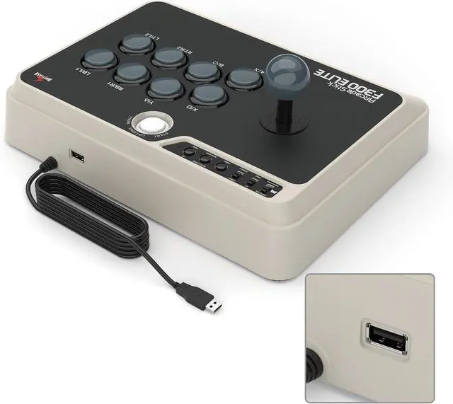 Alt view image 7 of 7 - MAYFLASH Arcade Stick F300 Elite with Sanwa Buttons and Sanwa Joysticks for Switch/Switch 2, Xbox Series S/X, Xbox One, PS4, PS3, Windows, macOS, Steam Deck, Android and more